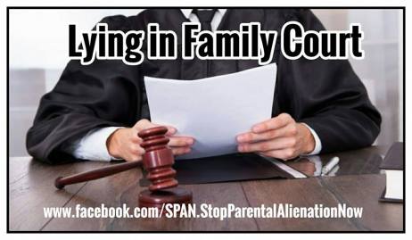 Lying in Family Court - 2016