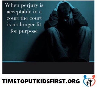 Perjury is Accepted in Family Courts - 2016